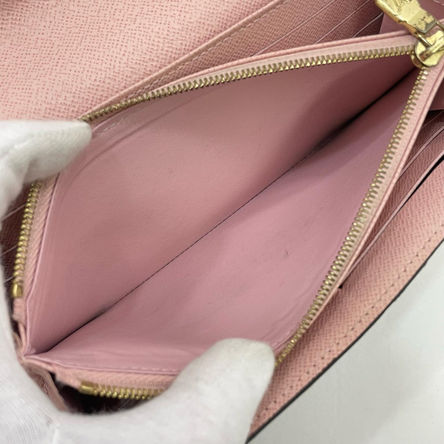 LOUIS VUITTON | ルイ・ヴィトン 長財布 ブラウン×ピンク【尾張小牧店】