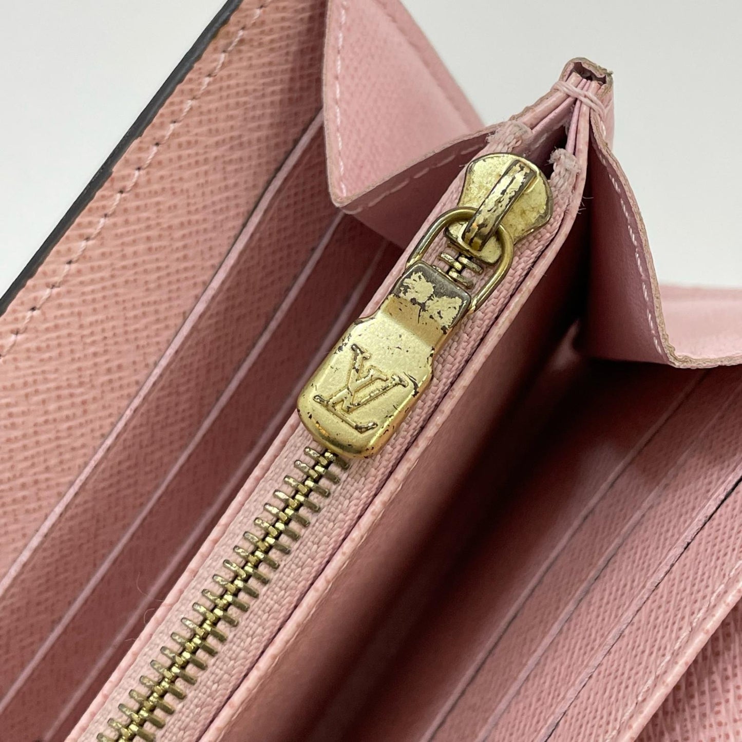 LOUIS VUITTON | ルイ・ヴィトン 長財布 ブラウン×ピンク【尾張小牧店】