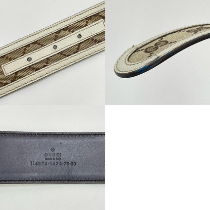 GUCCI | グッチ ベルト ブラウン×ホワイト【尾張小牧店】