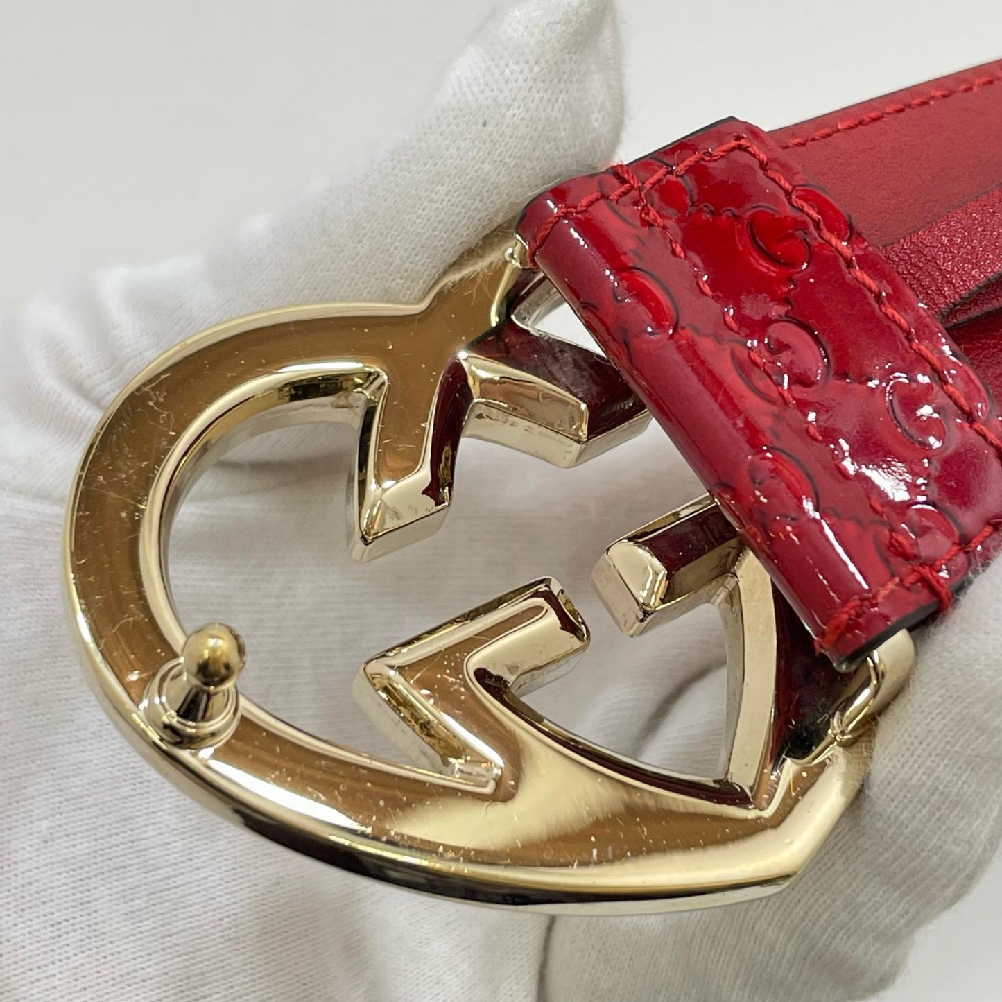 GUCCI | グッチ ベルト レッド【尾張小牧店】