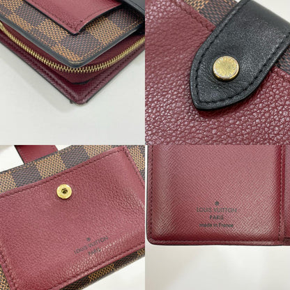 LOUIS VUITTON | ルイ・ヴィトン 二つ折り財布 ブラウン×ボルドー【尾張小牧店】