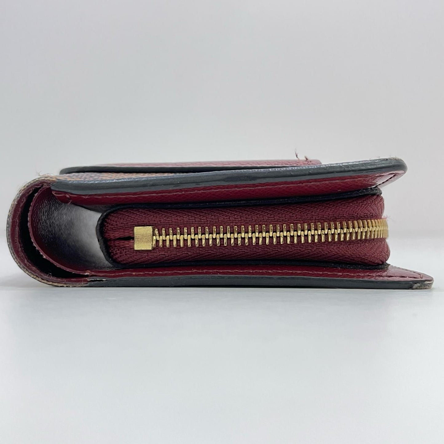 LOUIS VUITTON | ルイ・ヴィトン 二つ折り財布 ブラウン×ボルドー【尾張小牧店】