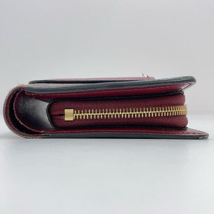 LOUIS VUITTON | ルイ・ヴィトン 二つ折り財布 ブラウン×ボルドー【尾張小牧店】