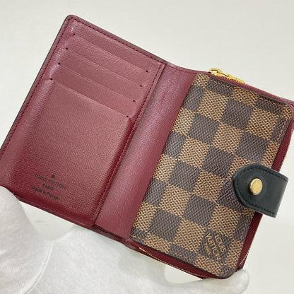 LOUIS VUITTON | ルイ・ヴィトン 二つ折り財布 ブラウン×ボルドー【尾張小牧店】