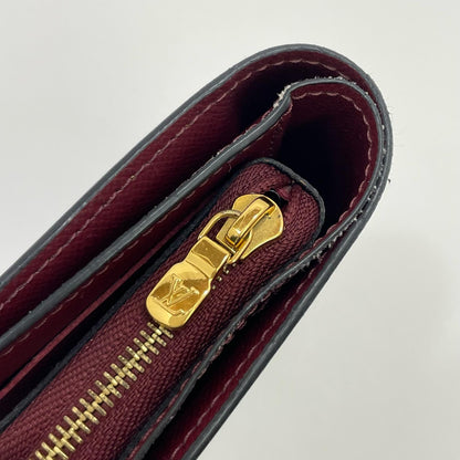 LOUIS VUITTON | ルイ・ヴィトン 二つ折り財布 ブラウン×ボルドー【尾張小牧店】