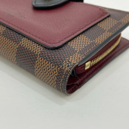 LOUIS VUITTON | ルイ・ヴィトン 二つ折り財布 ブラウン×ボルドー【尾張小牧店】