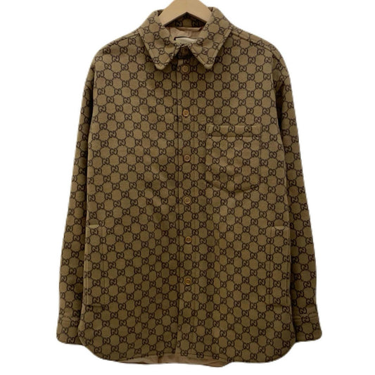 GUCCI | グッチ 長袖シャツ 762183 ZAPDW ブラウン サイズ：44【尾張小牧店】