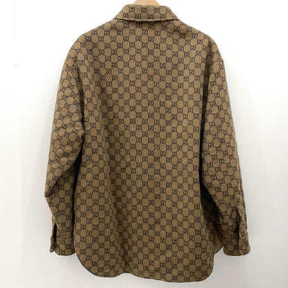 GUCCI | グッチ 長袖シャツ 762183 ZAPDW ブラウン サイズ：44【尾張小牧店】