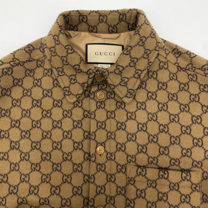 GUCCI | グッチ 長袖シャツ 762183 ZAPDW ブラウン サイズ：44【尾張小牧店】