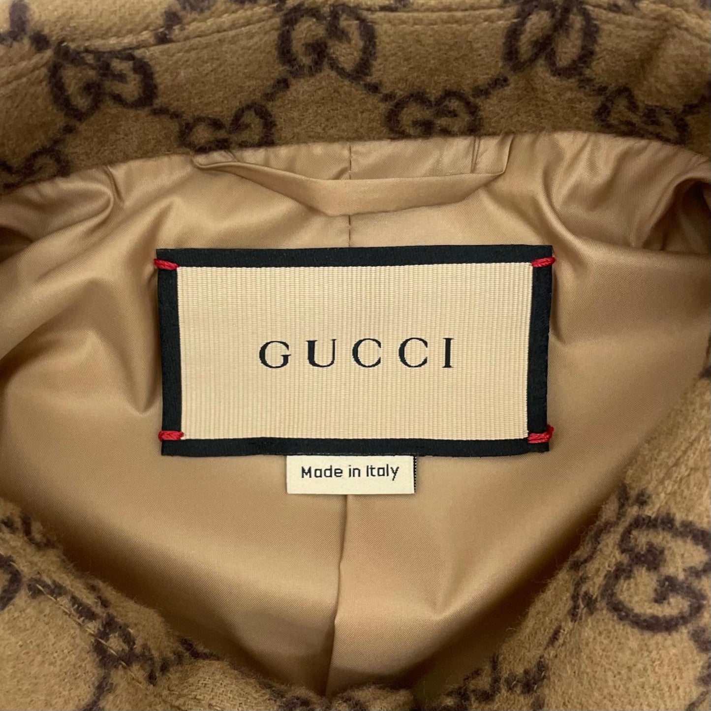 GUCCI | グッチ 長袖シャツ 762183 ZAPDW ブラウン サイズ：44【尾張小牧店】