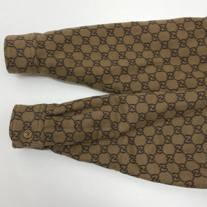 GUCCI | グッチ 長袖シャツ 762183 ZAPDW ブラウン サイズ：44【尾張小牧店】