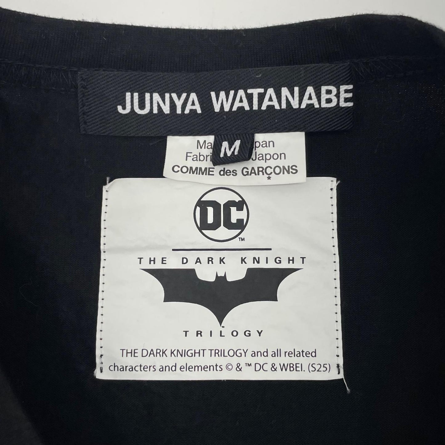 【中古】JUNYA WATANABE COMME des GARCONS MAN | ジュンヤワタナベコムデギャルソンマン　Dark Knight プリント 半袖Ｔシャツ ブラック サイズ：M【尾張小牧店】
