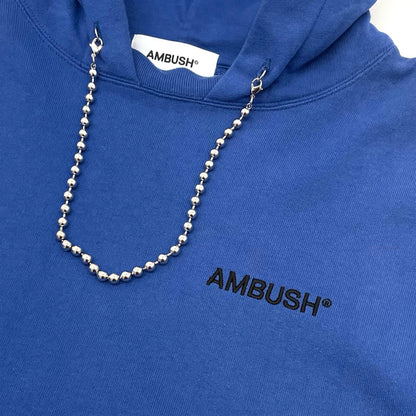 AMBUSH | アンブッシュ BALLCHAIN HOODIE パーカー 12115451 ブルー サイズ：XL【尾張小牧店】