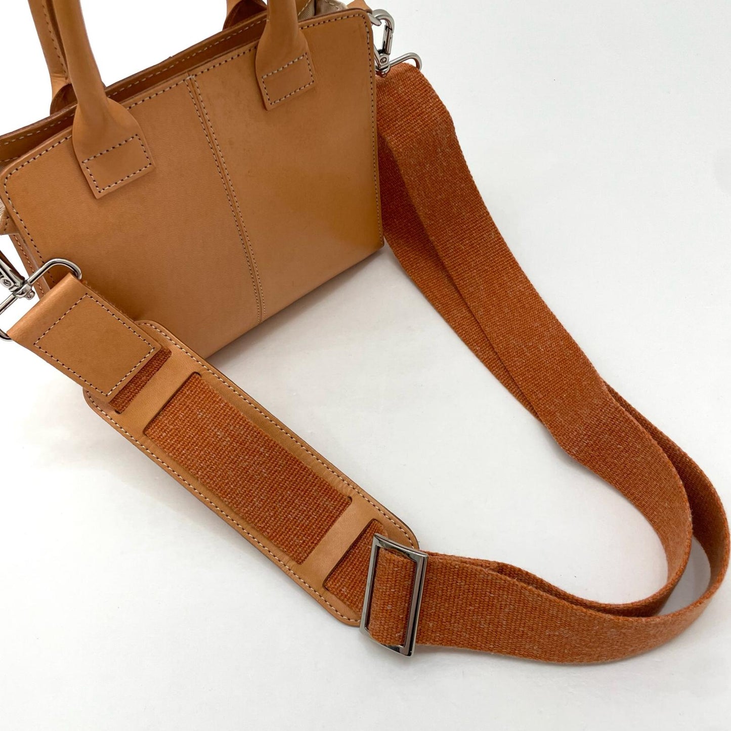 LEATER UNBORN CALF HELMET BAG その他バッグ RICH I-05-B-04 ブラウン×レオパード【尾張小牧店】