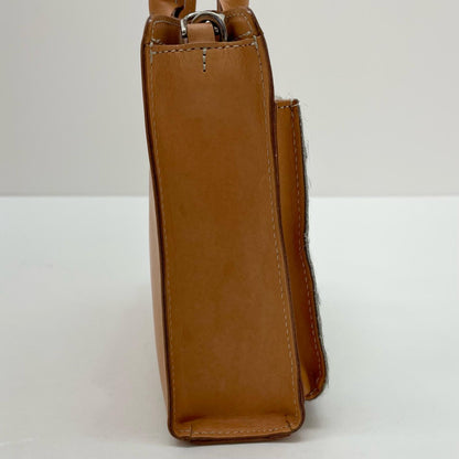 LEATER UNBORN CALF HELMET BAG その他バッグ RICH I-05-B-04 ブラウン×レオパード【尾張小牧店】