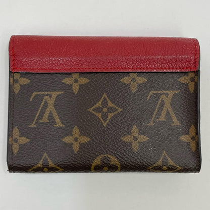 LOUIS VUITTON | ルイ・ヴィトン 三つ折り財布 ブラウン×レッド【尾張小牧店】