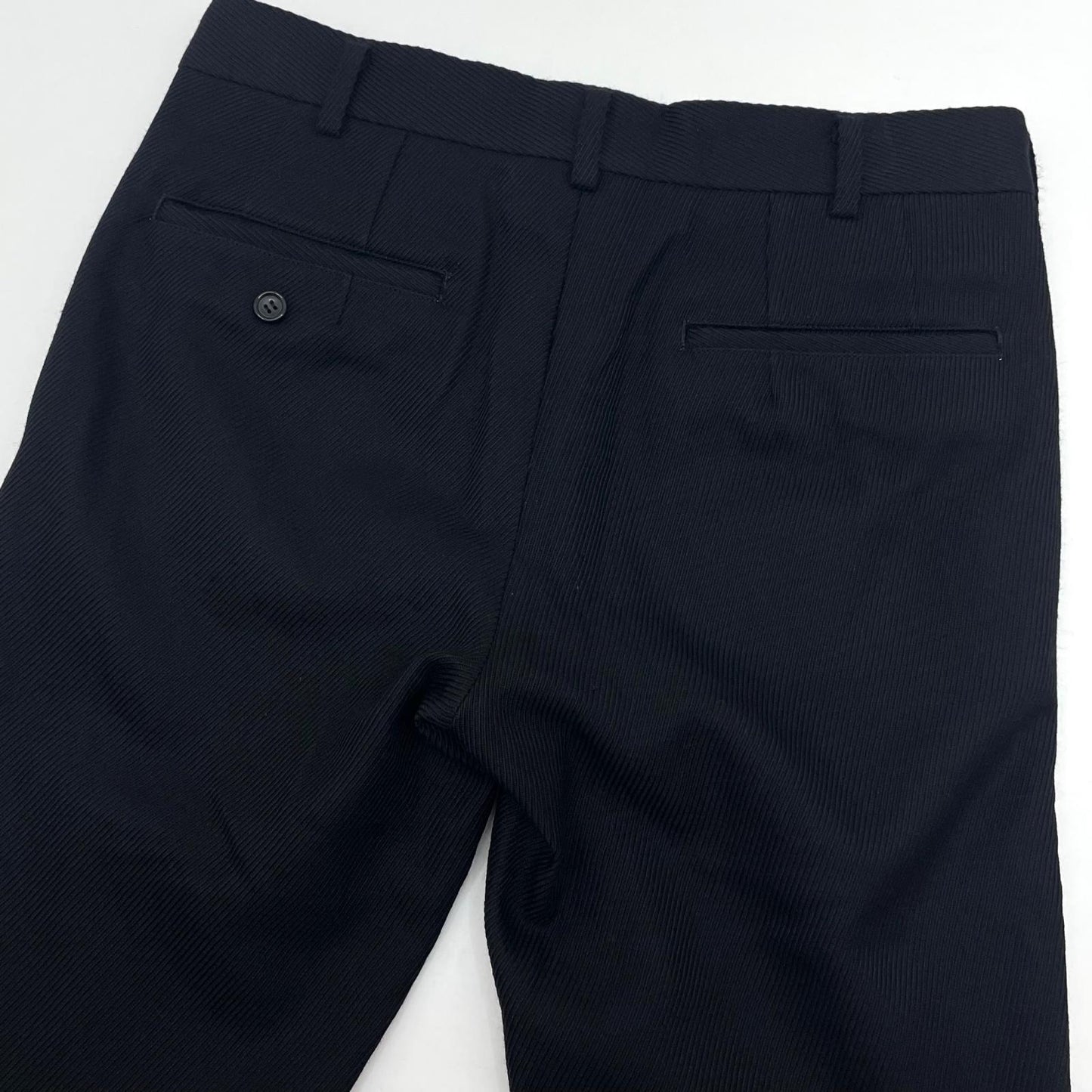 【中古】COMME des GARCONS HOMME PLUS | コムデギャルソンオムプリュス　23SS STIRRUP PANTS コーデュロイパンツ ブラック サイズ：XS【尾張小牧店】