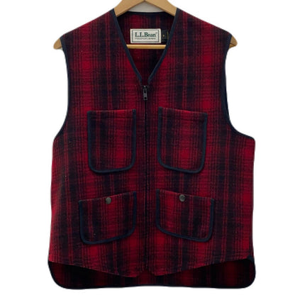 L.L.Bean | エルエルビーン ベスト レッド×ブラック サイズ：S【尾張小牧店】
