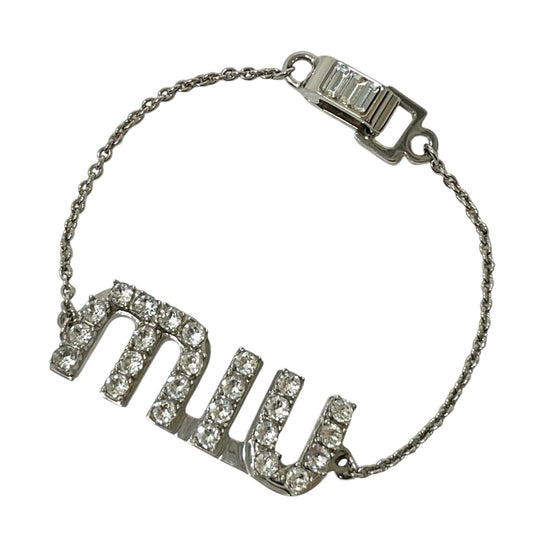 Miu Miu | ミュウ ミュウ ブレスレット シルバー【尾張小牧店】