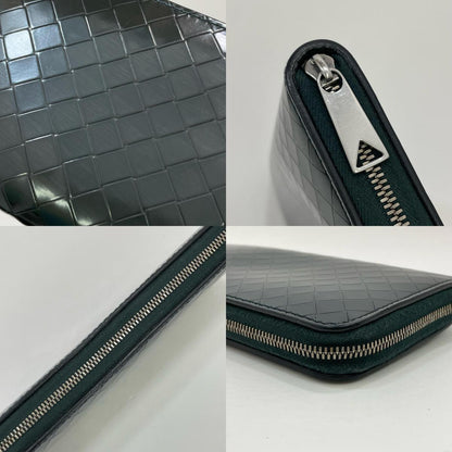 BOTTEGA VENETA | ボッテガヴェネタ 長財布 ブラック×グリーン【尾張小牧店】