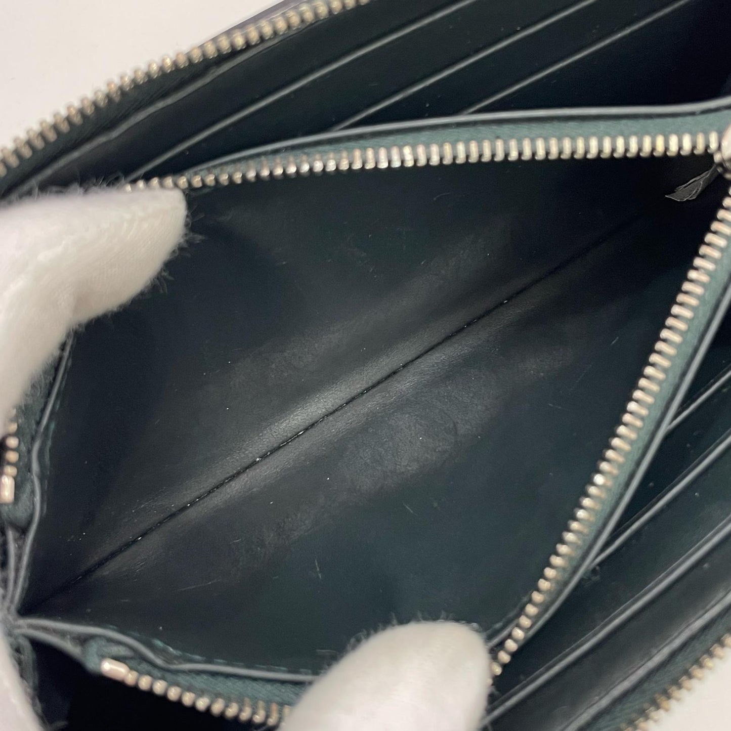 BOTTEGA VENETA | ボッテガヴェネタ 長財布 ブラック×グリーン【尾張小牧店】