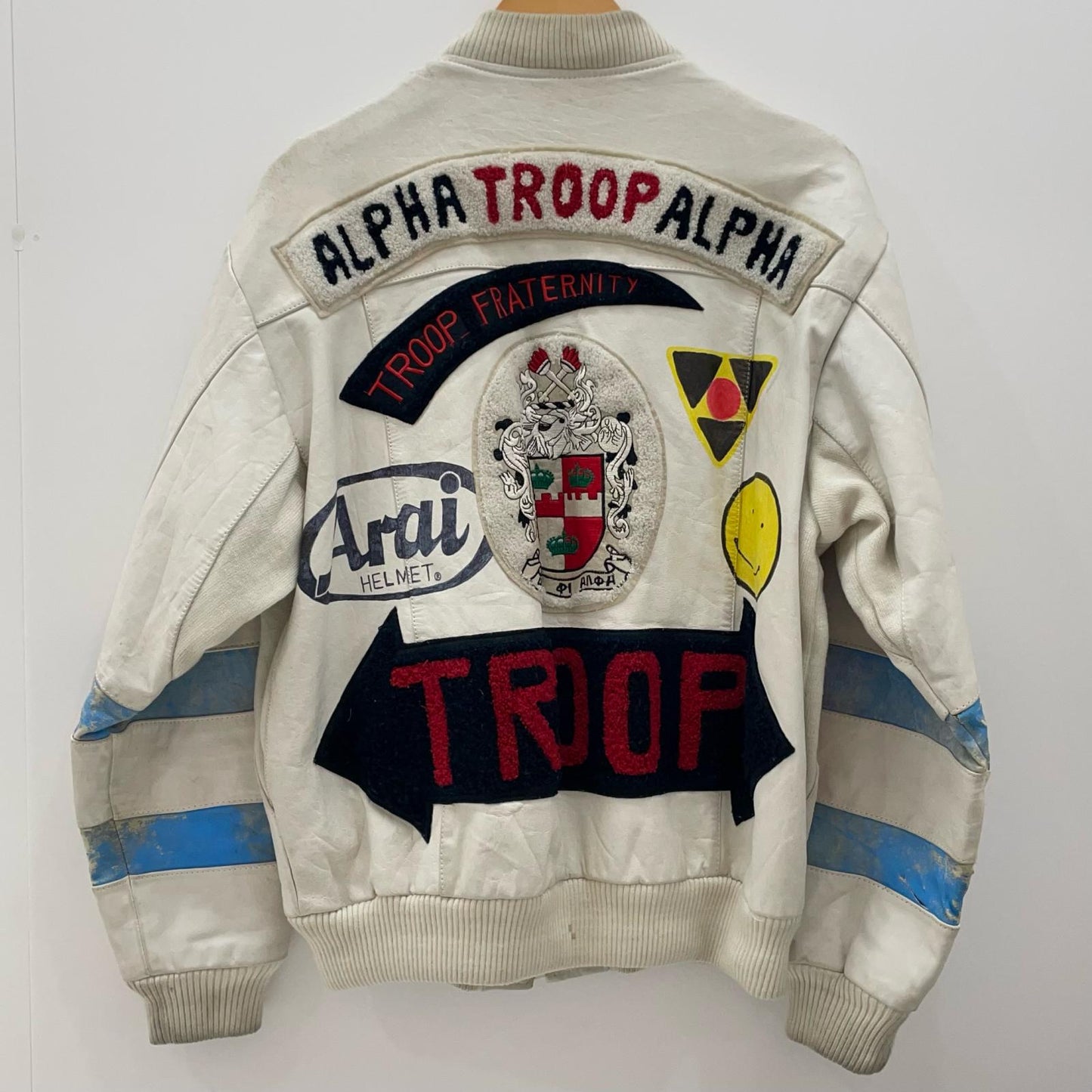 OLD | オールド ALPHA TROOP レザー ホワイト サイズ：M【尾張小牧店】