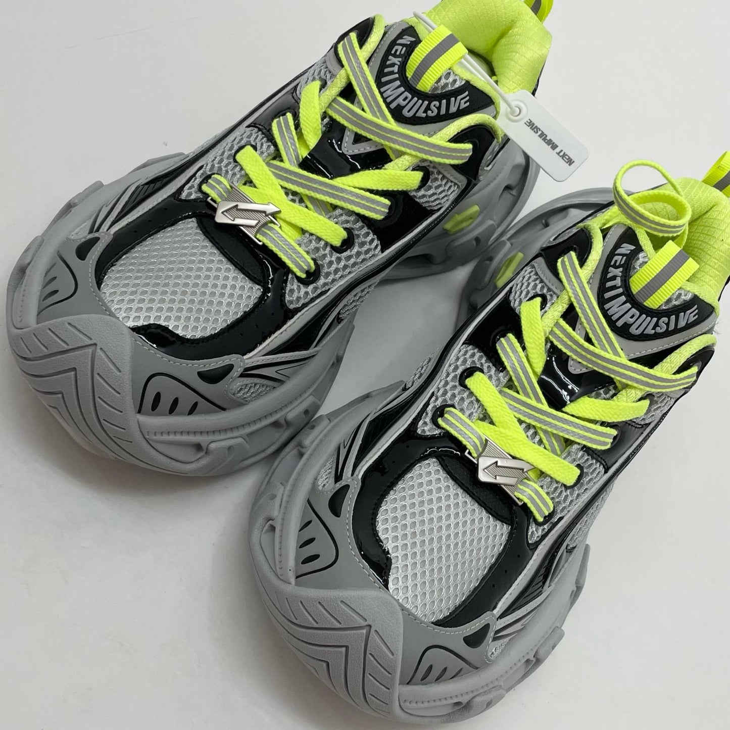 Low-Top Chunky Sneakers スニーカー NI24Q3A030109 シルバー 26cm【尾張小牧店】