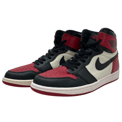 NIKE | ナイキ AIR JORDAN 1 RETRO HIGH OG BRED TOE スニーカー 555088-610 レッド×ブラック×ホワイト 28cm
