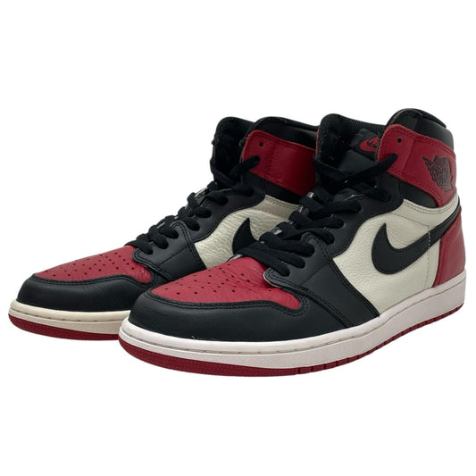 NIKE | ナイキ AIR JORDAN 1 RETRO HIGH OG BRED TOE スニーカー 555088-610 レッド×ブラック×ホワイト 28cm