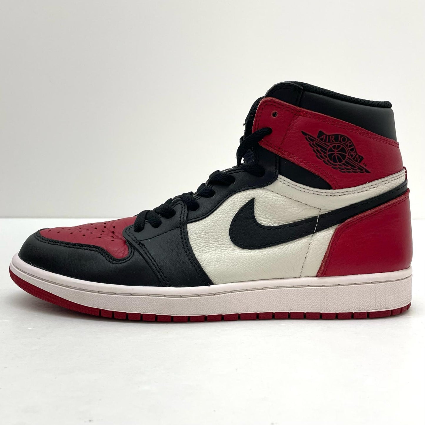 NIKE | ナイキ AIR JORDAN 1 RETRO HIGH OG BRED TOE スニーカー 555088-610 レッド×ブラック×ホワイト 28cm