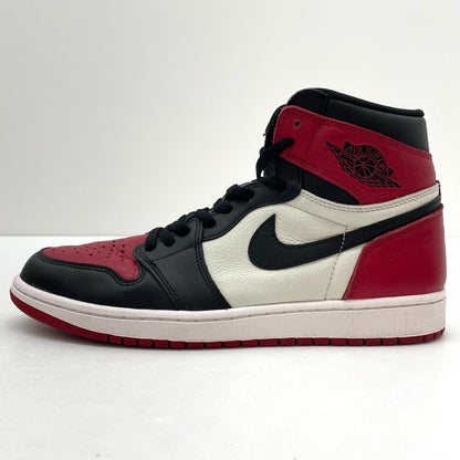 NIKE | ナイキ AIR JORDAN 1 RETRO HIGH OG BRED TOE スニーカー 555088-610 レッド×ブラック×ホワイト 28cm