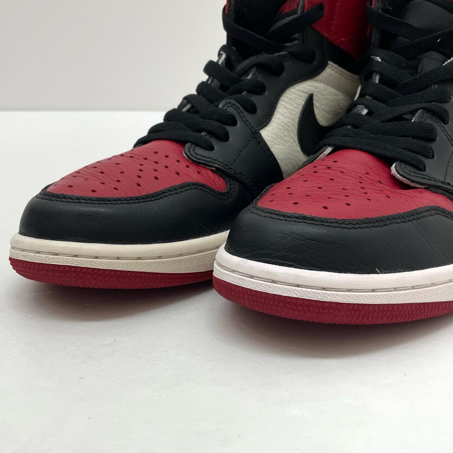 NIKE | ナイキ AIR JORDAN 1 RETRO HIGH OG BRED TOE スニーカー 555088-610 レッド×ブラック×ホワイト 28cm