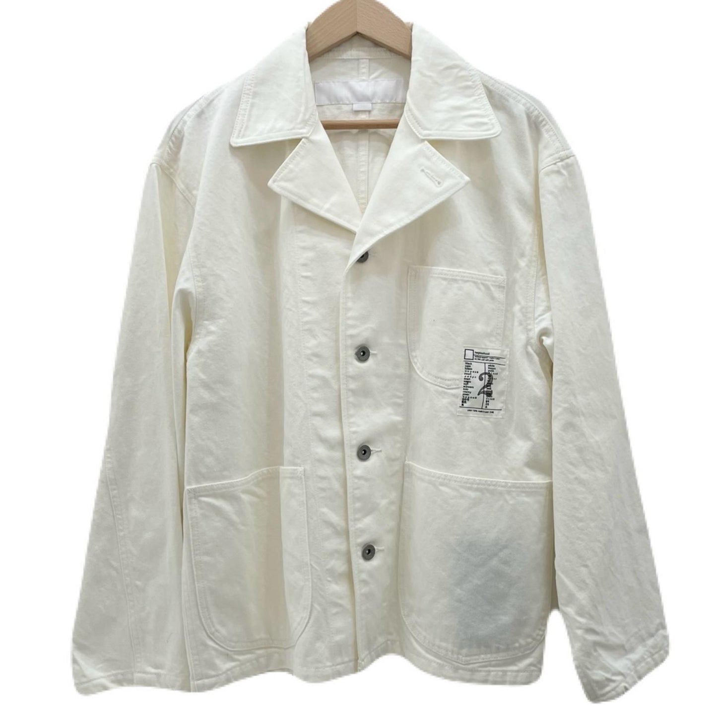 NEIGHBORHOOD | ネイバーフッド BW . COVERALL JACKET その他アウター 242AQNH-JKM06 ホワイト サイズ：2【尾張小牧店】