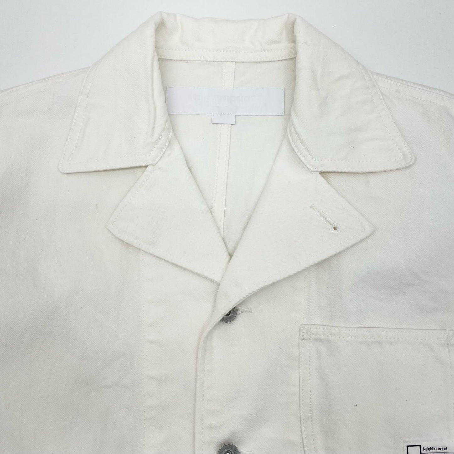NEIGHBORHOOD | ネイバーフッド BW . COVERALL JACKET その他アウター 242AQNH-JKM06 ホワイト サイズ：2【尾張小牧店】