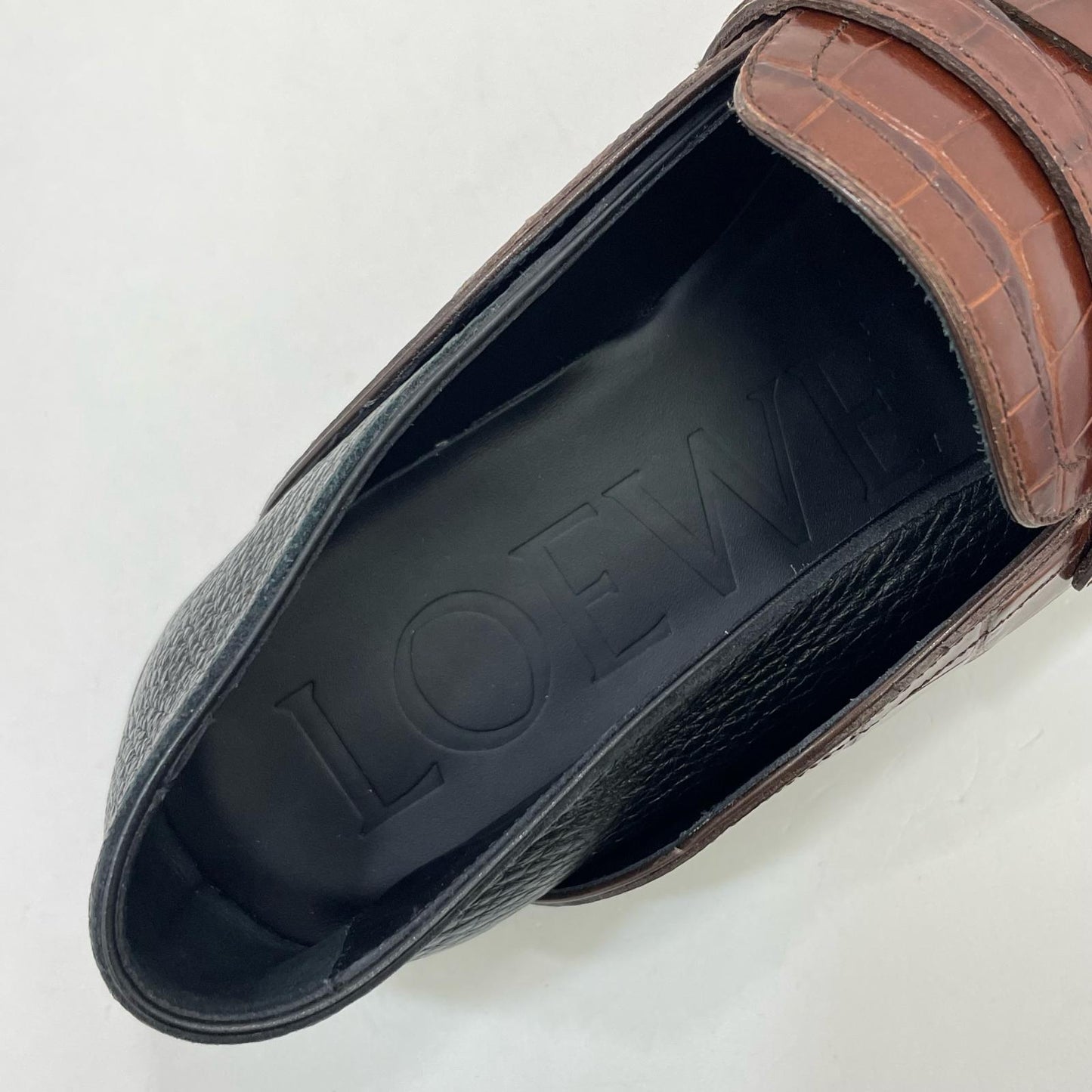 LOEWE | ロエベ ローファー ブラウン サイズ：40【尾張小牧店】