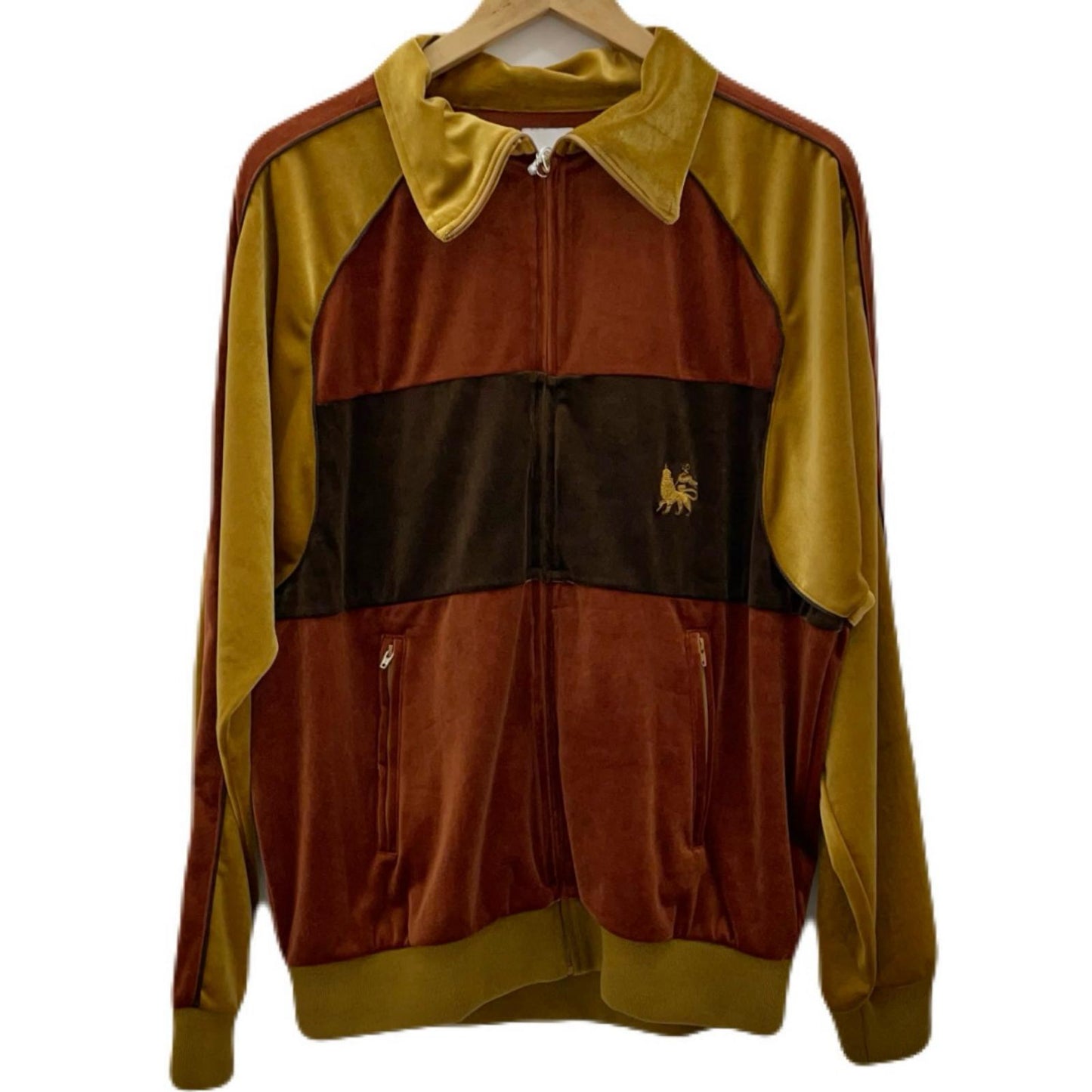 【中古】SASQUATCH fabrix | サスクワッチファブリックス 24AW　VELOUR TRACK JACKET ベロアトラックジャケット　ジャージ 24AW-CSS-002 ブラウン サイズ：L【尾張小牧店】
