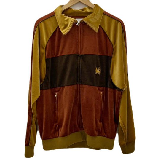 【中古】SASQUATCH fabrix | サスクワッチファブリックス 24AW　VELOUR TRACK JACKET ベロアトラックジャケット　ジャージ 24AW-CSS-002 ブラウン サイズ：L【尾張小牧店】