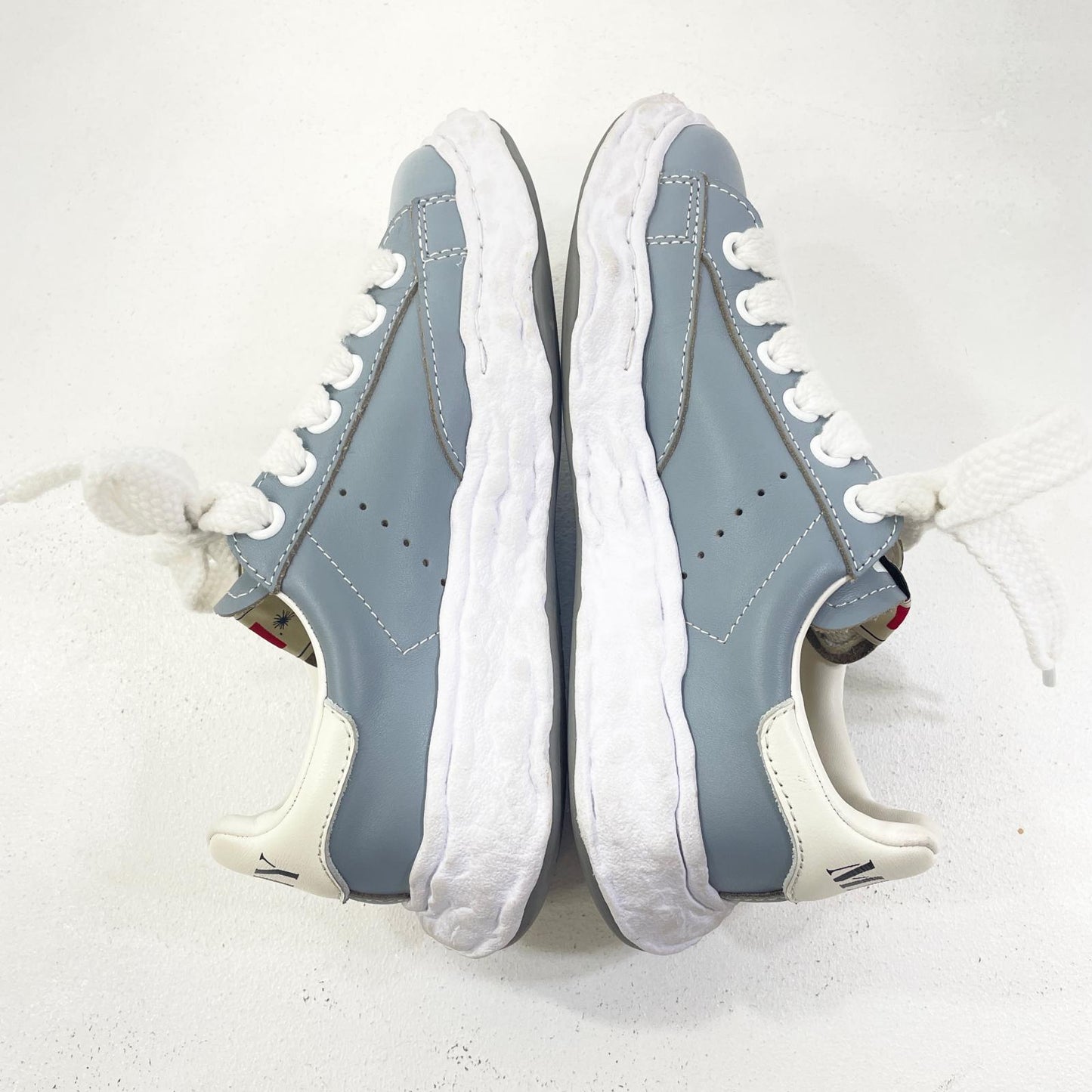 MIHARA YASUHIRO | ミハラヤスヒロ 'CHARLES' OG Sole Leather Low-top Sneaker スニーカー A12FW701 グレー