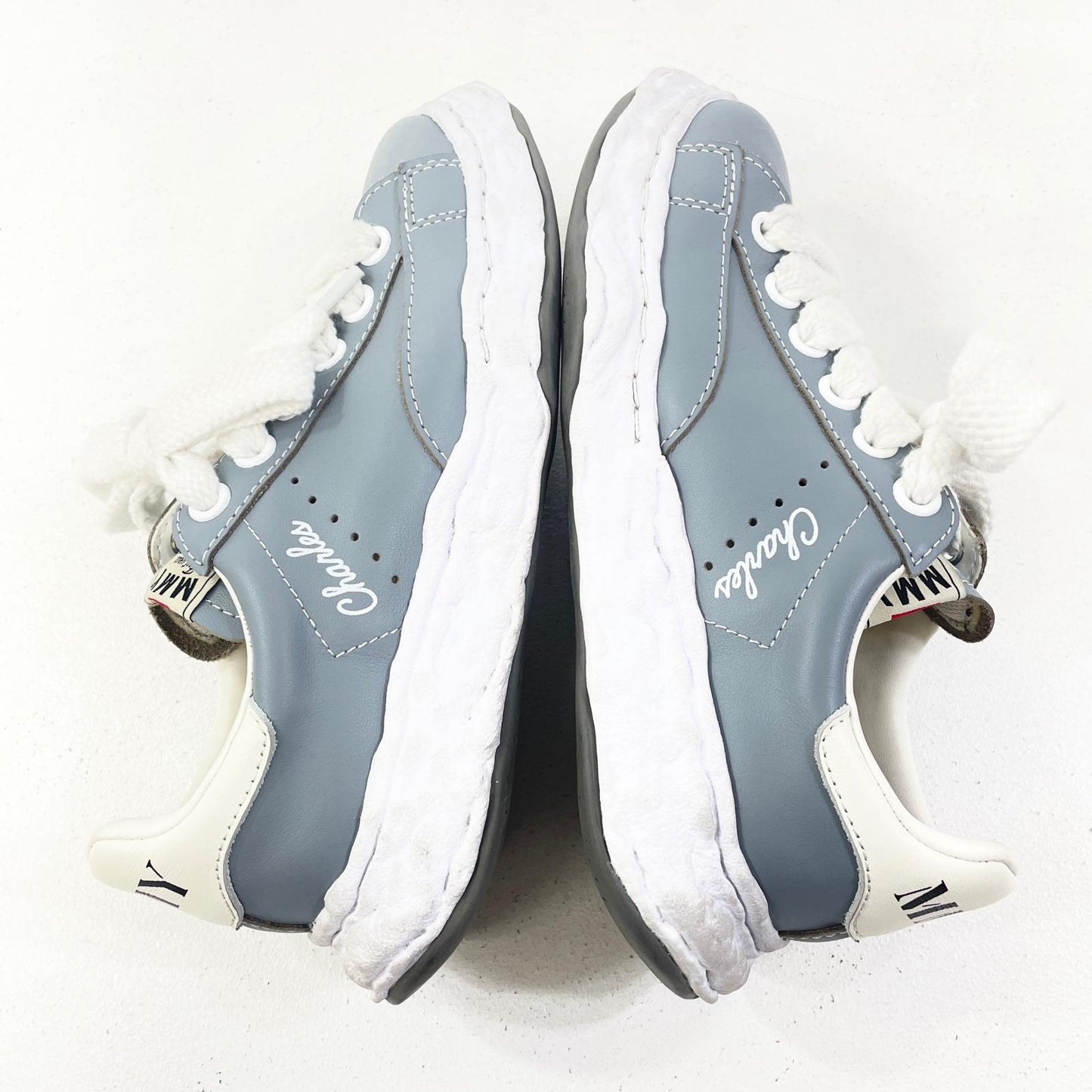 MIHARA YASUHIRO | ミハラヤスヒロ 'CHARLES' OG Sole Leather Low-top Sneaker スニーカー A12FW701 グレー