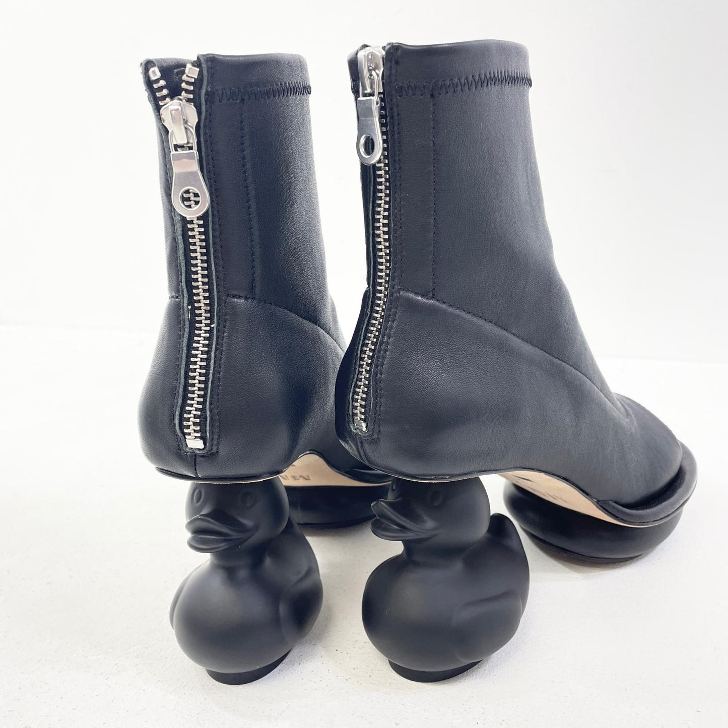 MIHARA YASUHIRO | ミハラヤスヒロ Duck Heel Boots ブーツ B12FW709 ブラック