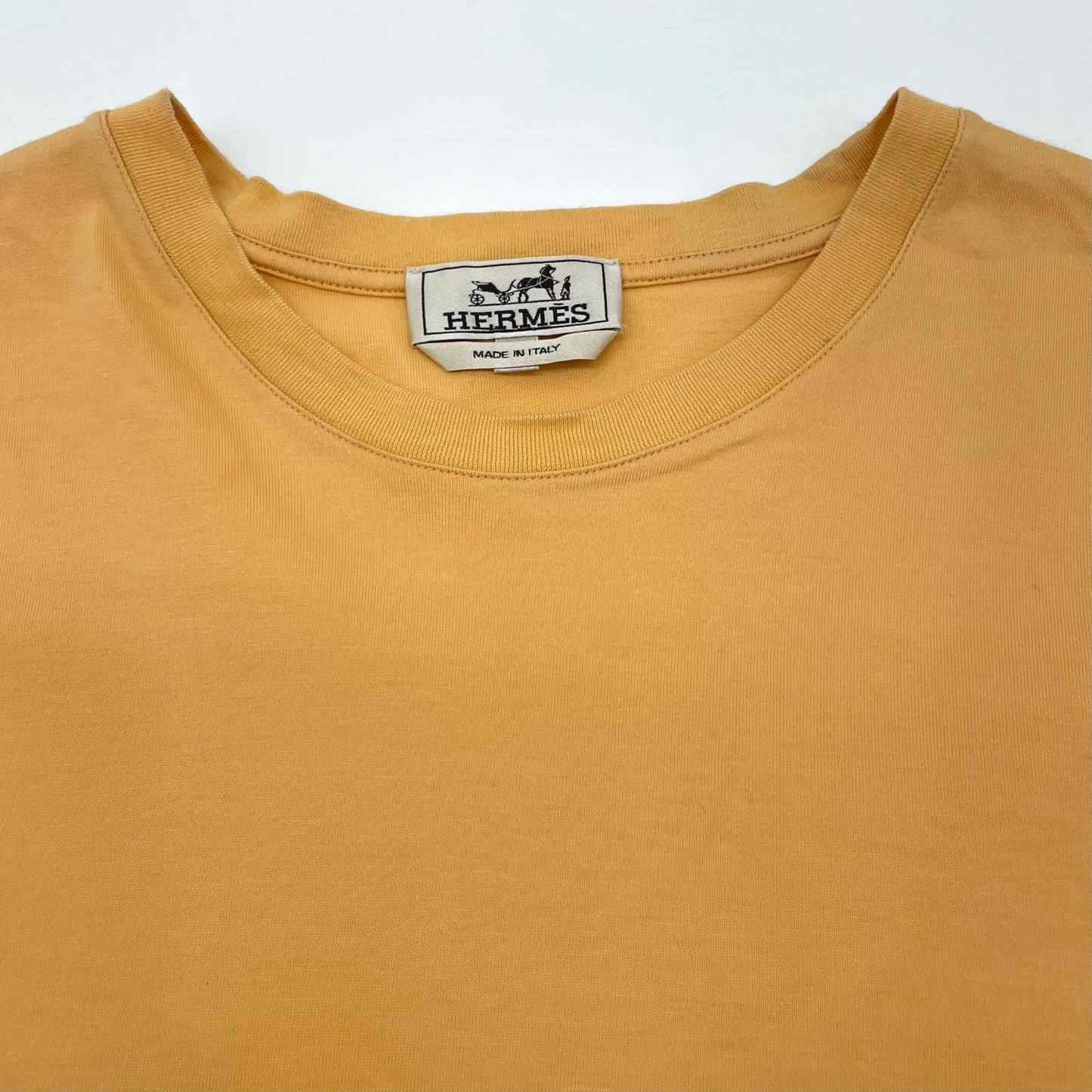 【中古】HERMES | エルメス　アームレイヤード 半袖Ｔシャツ オレンジ サイズ：L【尾張小牧店】