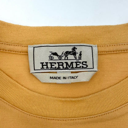 【中古】HERMES | エルメス　アームレイヤード 半袖Ｔシャツ オレンジ サイズ：L【尾張小牧店】