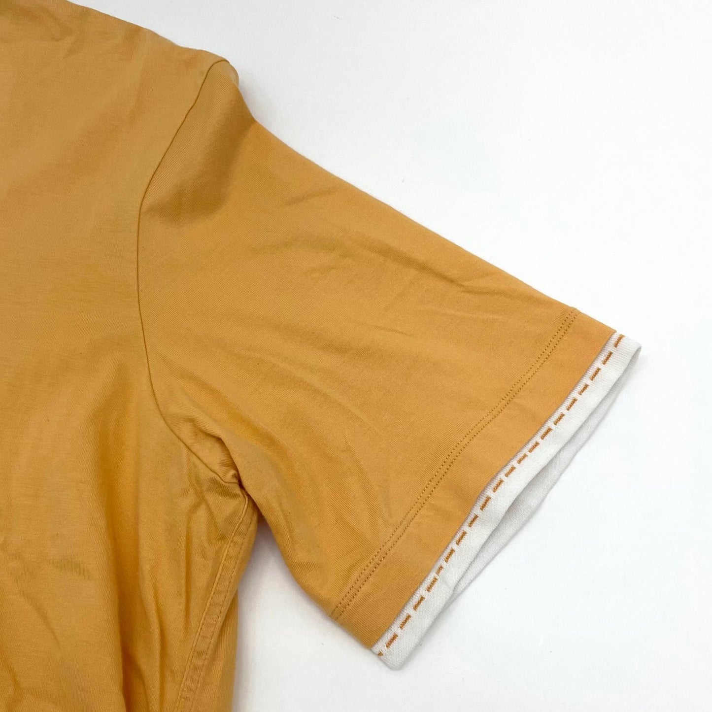 【中古】HERMES | エルメス　アームレイヤード 半袖Ｔシャツ オレンジ サイズ：L【尾張小牧店】
