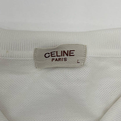 CELINE | セリーヌ ポロシャツ ホワイト サイズ：L【尾張小牧店】