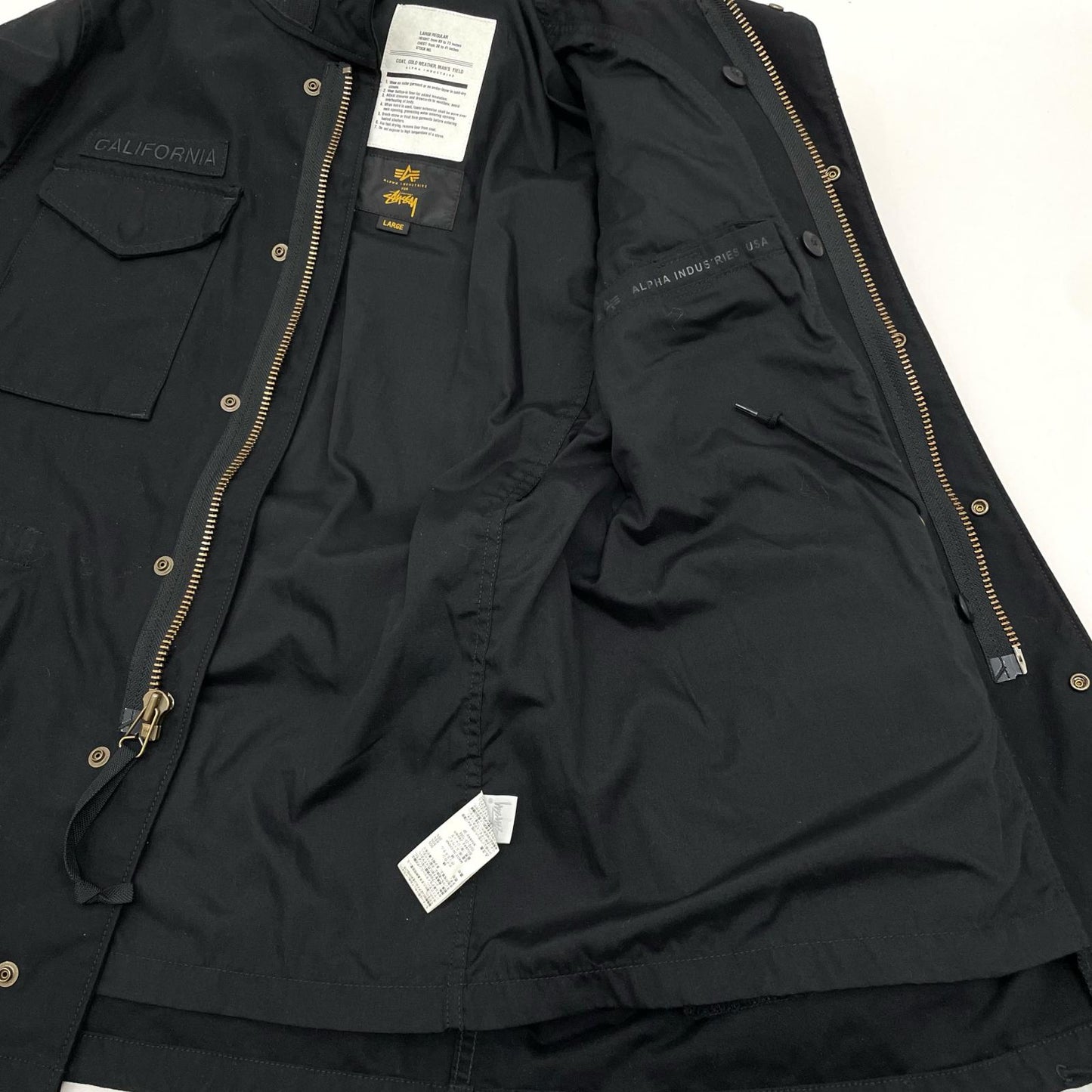 STUSSY | ステューシー M-65 ミリタリージャケット ブラック サイズ：L【尾張小牧店】