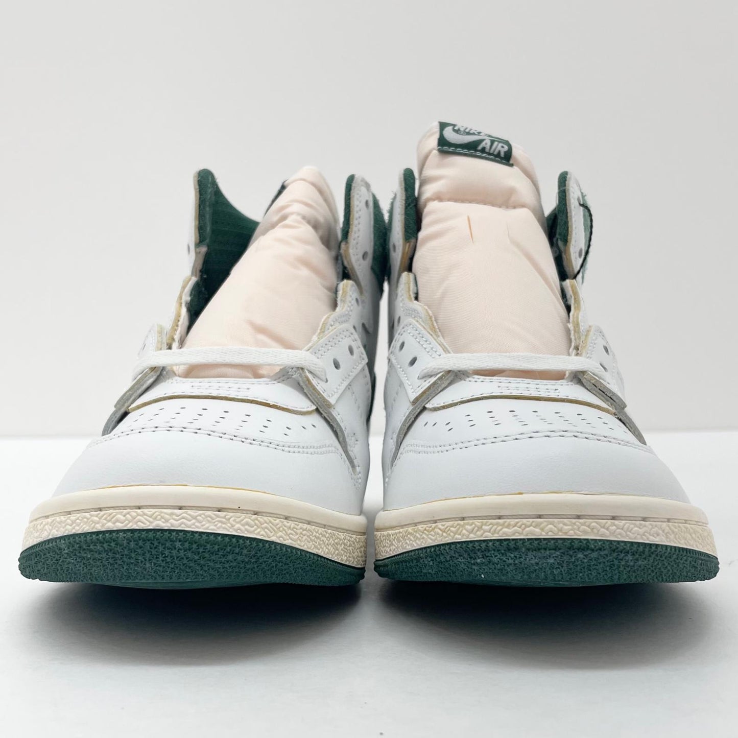 【中古】NIKE×A Ma Maniere | ナイキ×アママニエール Jordan Air Ship SP "Green Stone"/ジョーダン エアシップ SP "グリーンストーン"　スニーカー 靴　FQ2942-100 ホワイト×グリーン 27.5cm【尾張小牧店】