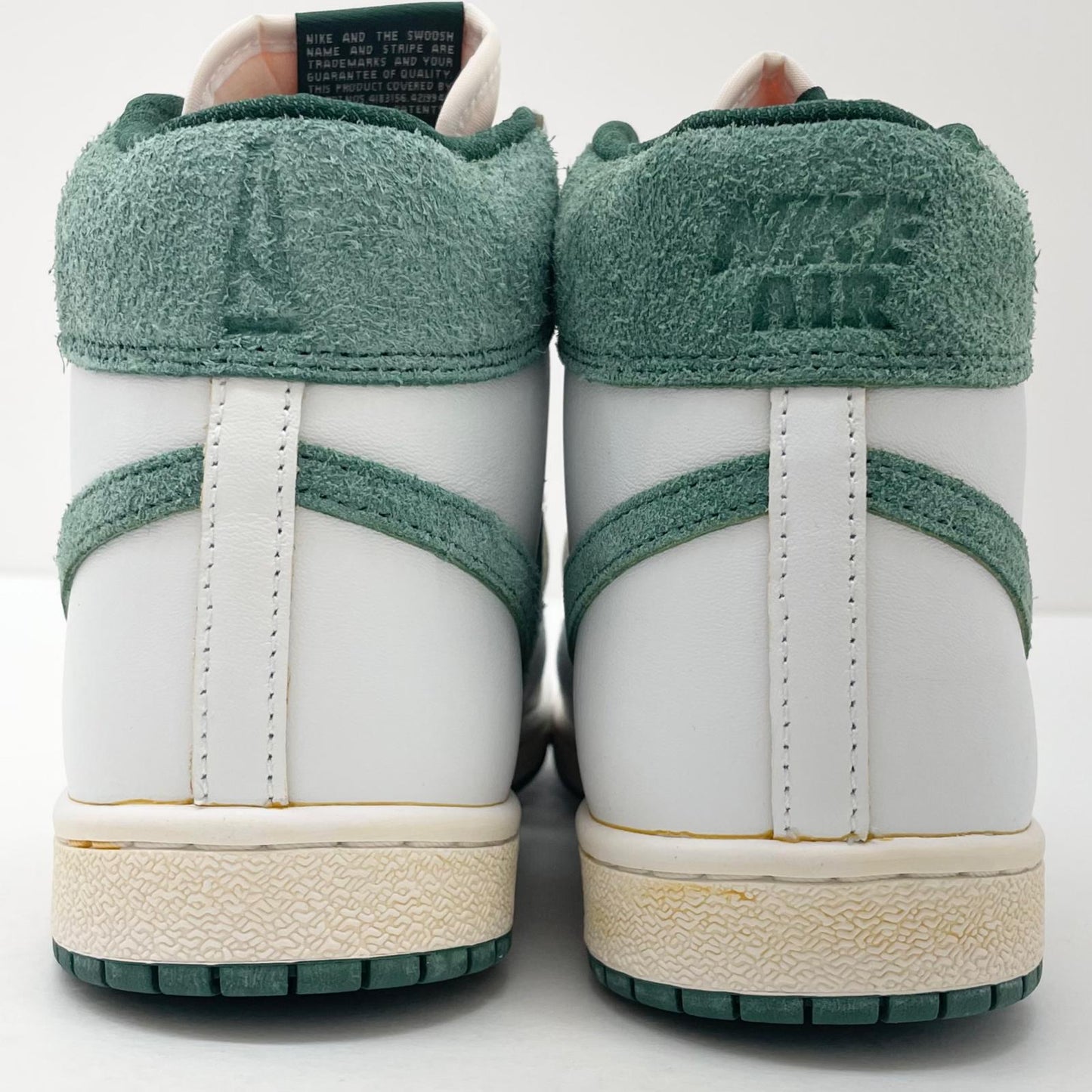 【中古】NIKE×A Ma Maniere | ナイキ×アママニエール Jordan Air Ship SP "Green Stone"/ジョーダン エアシップ SP "グリーンストーン"　スニーカー 靴　FQ2942-100 ホワイト×グリーン 27.5cm【尾張小牧店】