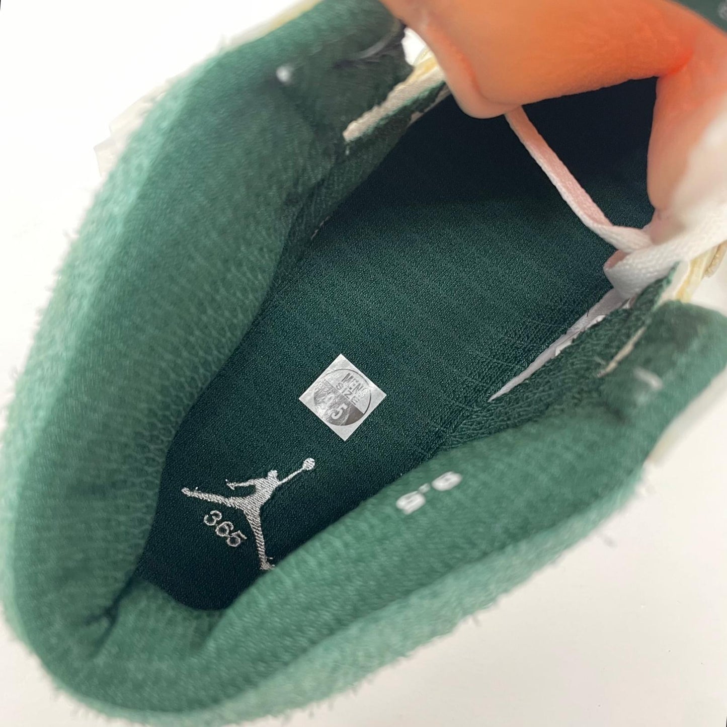 【中古】NIKE×A Ma Maniere | ナイキ×アママニエール Jordan Air Ship SP "Green Stone"/ジョーダン エアシップ SP "グリーンストーン"　スニーカー 靴　FQ2942-100 ホワイト×グリーン 27.5cm【尾張小牧店】