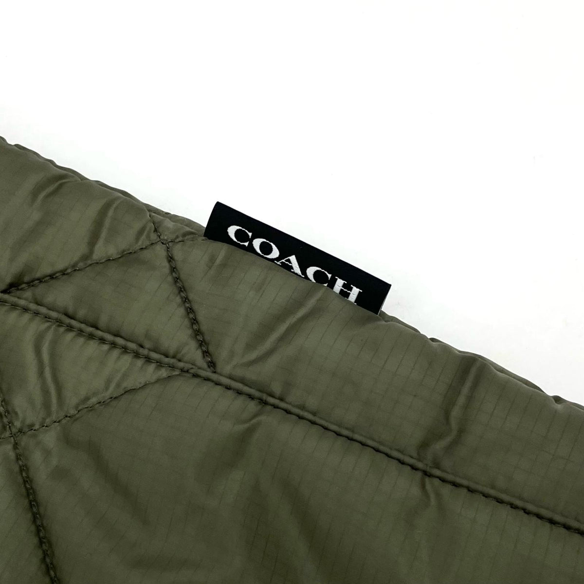 【中古】COACH | コーチ 中綿ベスト カーキ サイズ：M【尾張小牧店】