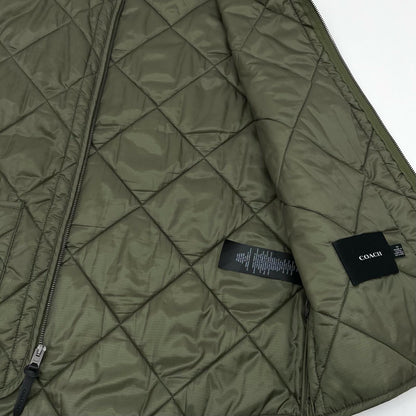 【中古】COACH | コーチ 中綿ベスト カーキ サイズ：M【尾張小牧店】
